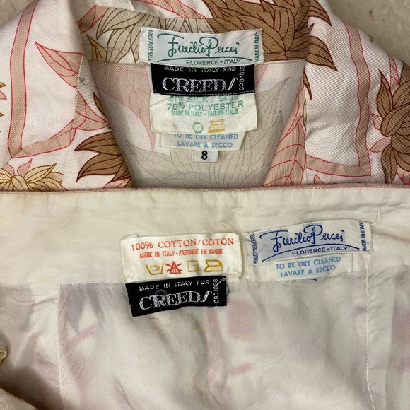 Vintage Emilio Pucci Skirt Set, XS - Picture 8 of 8